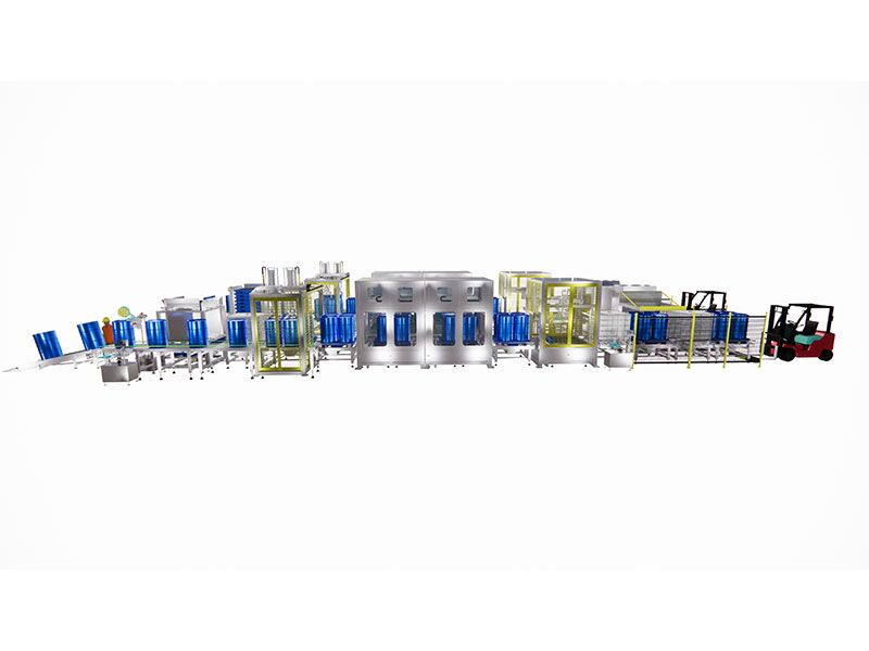 200L-IBC噸桶自動視覺灌裝線